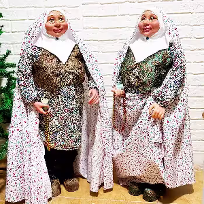 عروسک ننه سرما یلدا 90 سانت کد 832
