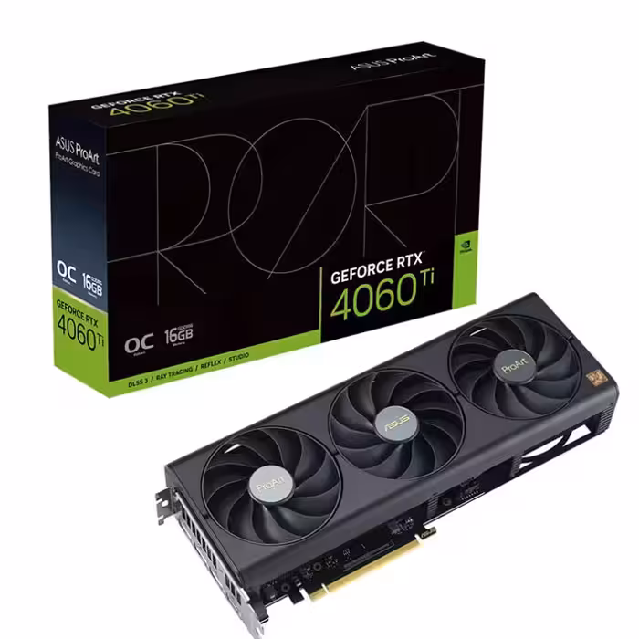 کارت گرافیک ایسوس سری ProArt مدل GeForce RTX 4060Ti OC Edition با ظرفیت 16 گیگابایت