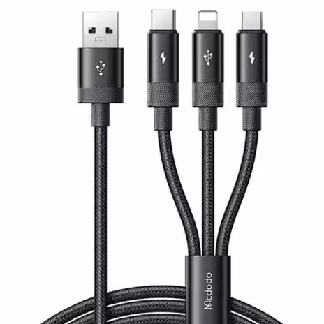 کابل سه سر مک دودو Mcdodo CA-5790 3 In 1 توان 15 وات طول 1.2 متر