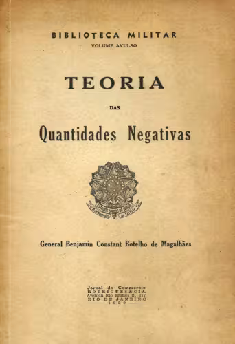 خرید و دانلود نسخه کامل کتاب Teoria das Quantidades Negativas