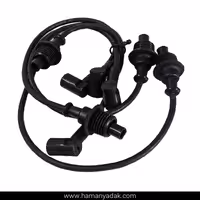 وایر شمع پژو 405 (1800) سر سیم برنجی برند قدر قطعه