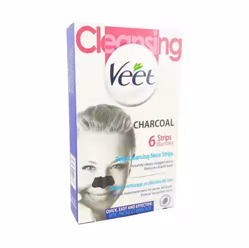 چسب بینی فرانسوی ویت زغال veet deep Cleansing nose strips Cleansing