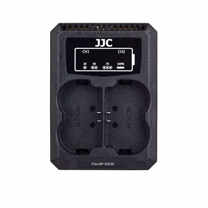 شارژر دوقلو USB باتری دوربین فوجی فیلم جی جی سی مدل DCH-NPW235