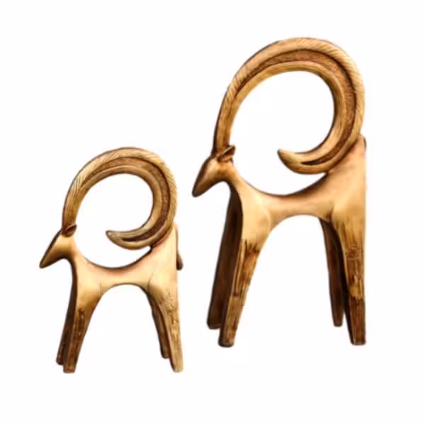 مجسمه مدل کاپرای مجموعه 2 عددی