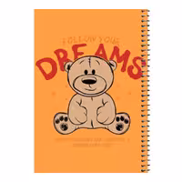 دفتر مشق 80 برگ اس جی مدل خرس تدی