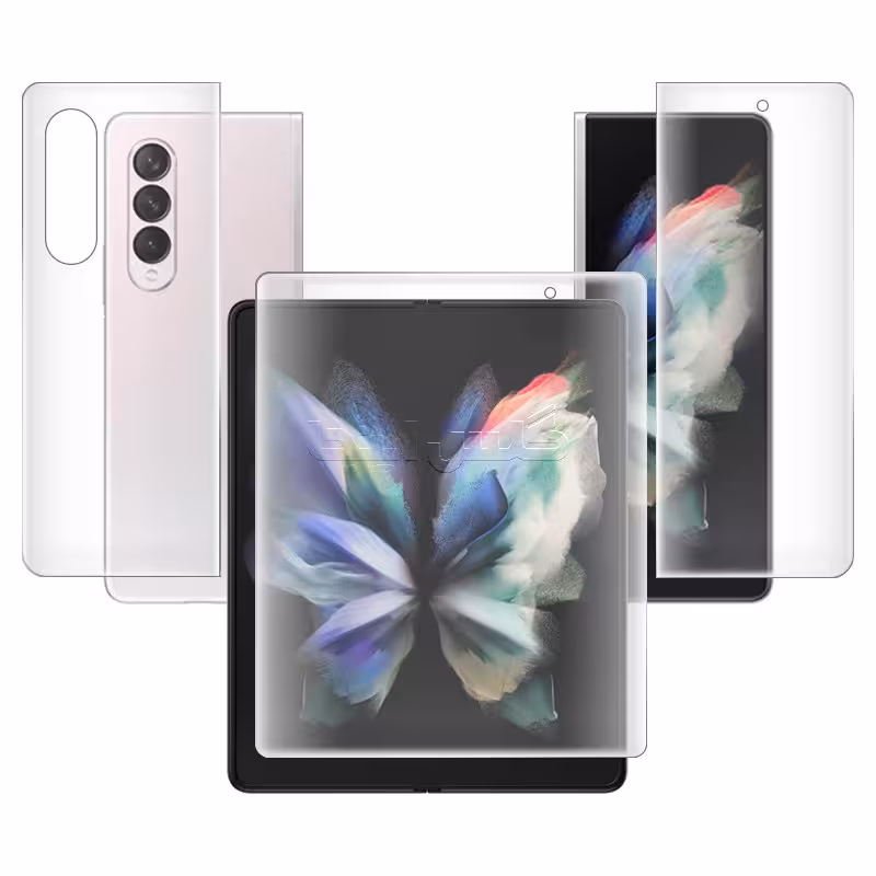 گلس هیدروژلی مات سامسونگ Z Fold 3 به همراه محافظ پشت