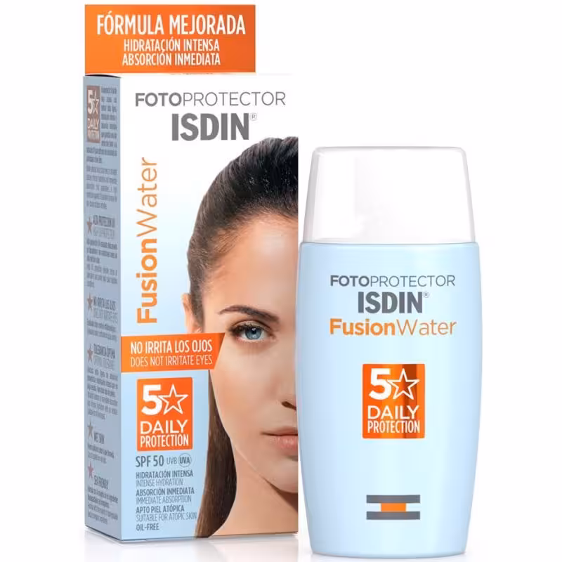 کرم ضد آفتاب ایزدین مدل فیوژن واتر SPF50