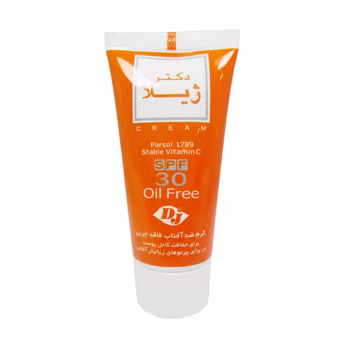 کرم ضد آفتاب رنگی فاقد چربی SPF30 دکتر ژیلا