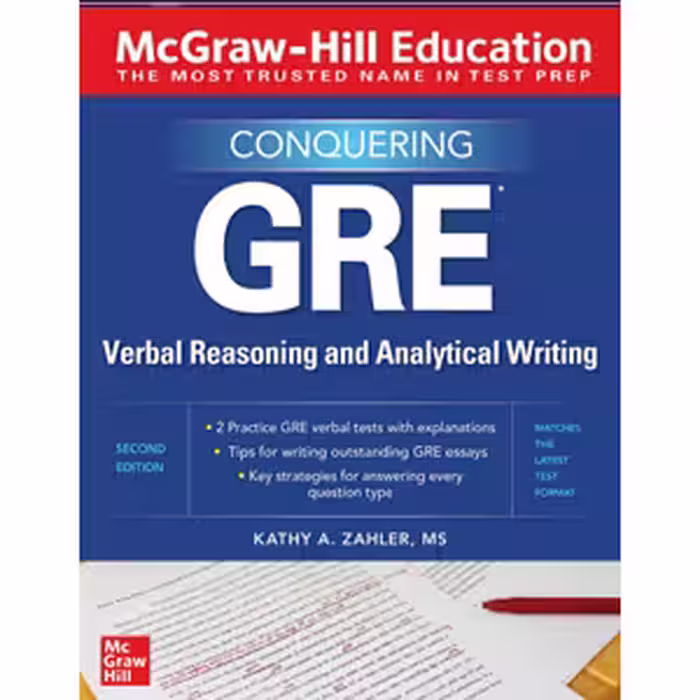 کتاب Conquering GRE Verbal Reasoning and Analytical Writing-McGraw-Hill Education (2020)