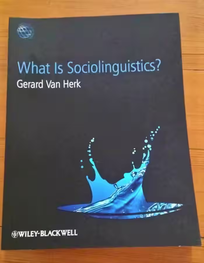 کتاب What Is Sociolinguistics