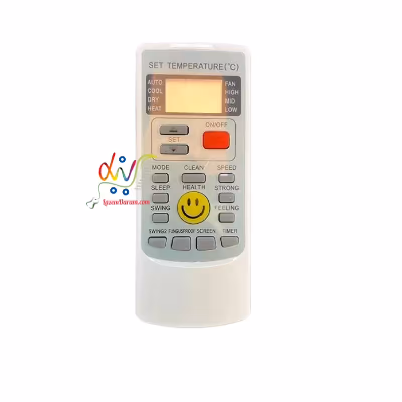 کنترل کولر گازی جنرال لبخند