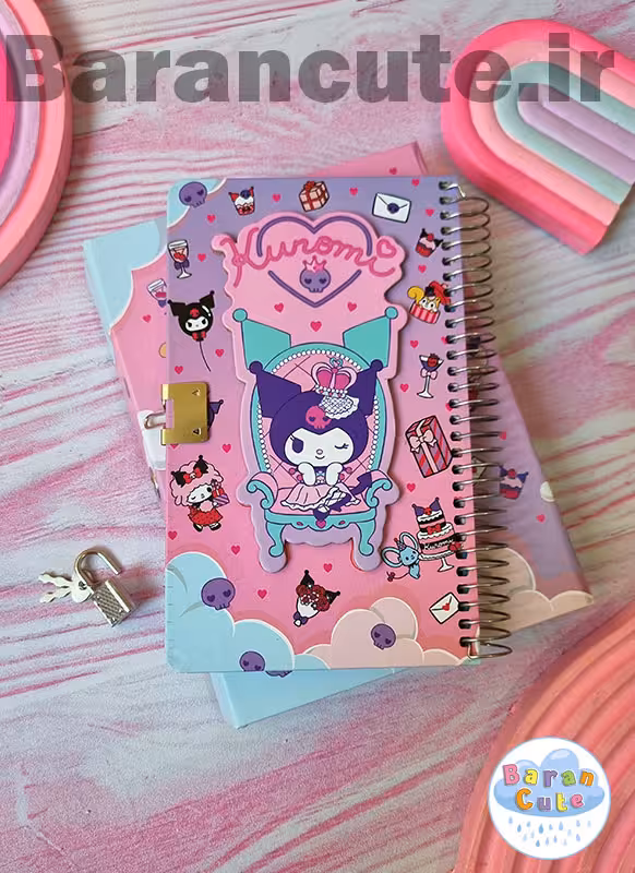 دفتر خاطرات قفل دار سویل طرح کورومی