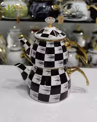 کتری قوری لعابی شاهین کد 103