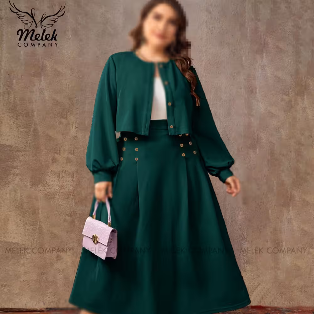  کت و دامن مجلسی سایز بزرگ 44  تا 60 