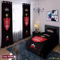 ست اتاق خواب پسرانه طرح پرسپولیس کد BD988