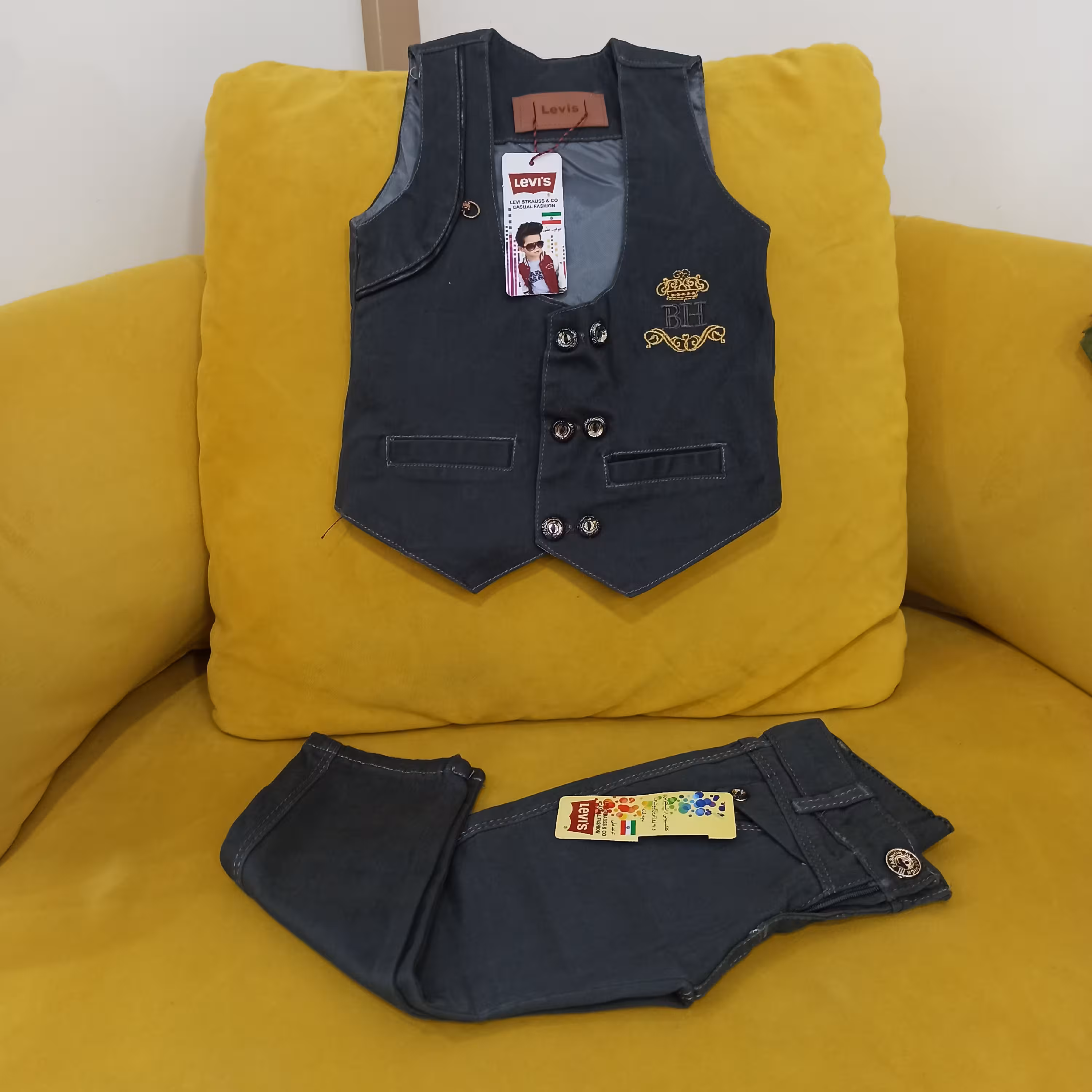 ژیله و شلوار  سایز 1تا 8سال 