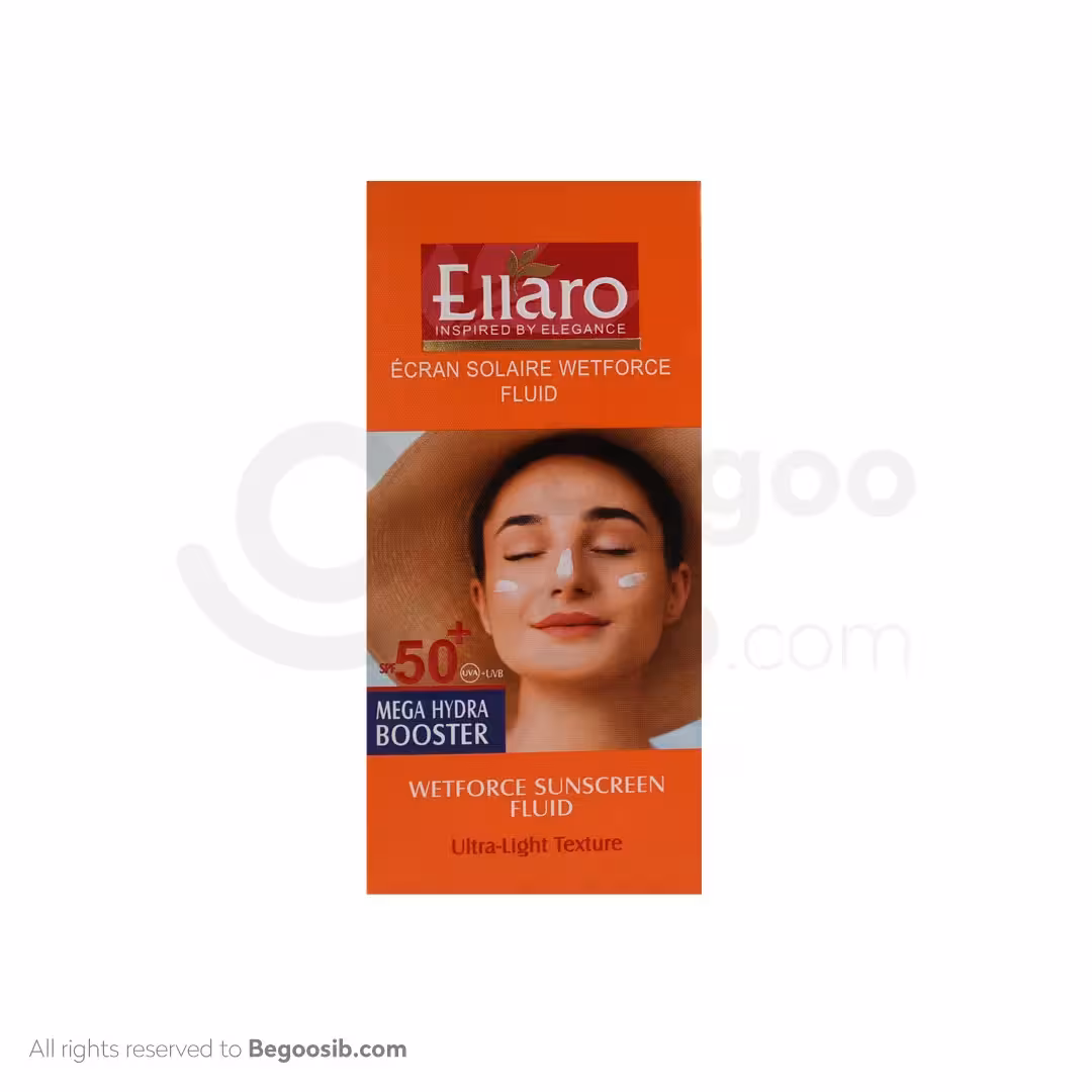 فلوئید ضد آفتاب SPF50 الارو مدل Ultra Light حجم 50 میلی لیتری
