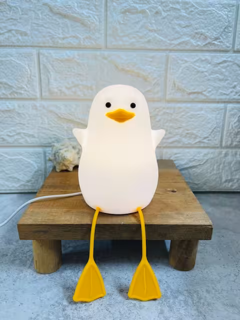 چراغ خواب سیلیکونی طرح اردک