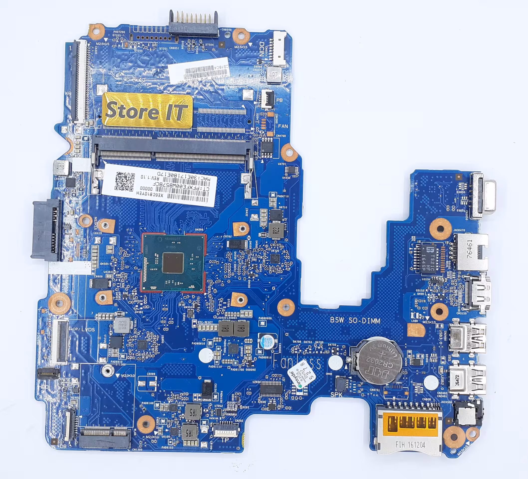 مادربرد لپ تاپ اچ پی Pavilion 14-AM Celeron N3060 بدون گرافیک - فروشگاه اینترنتی استور آی تی