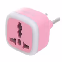 Hadron EU Power Plug Adapter – Pink