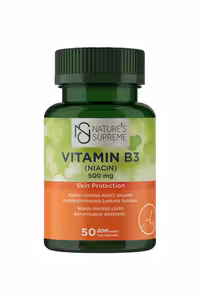 کپسول ویتامین (B3 (flush free برند Natures Supreme - بسته 50 عددی