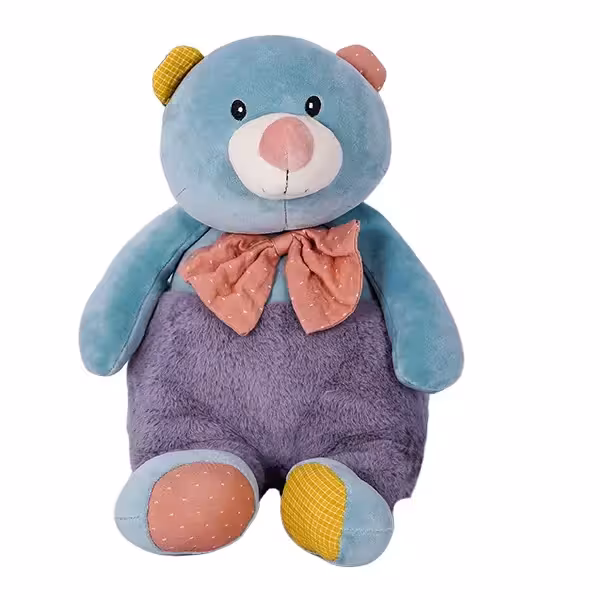 عروسک خرس لاکچری شکمو 45 سانتی متری