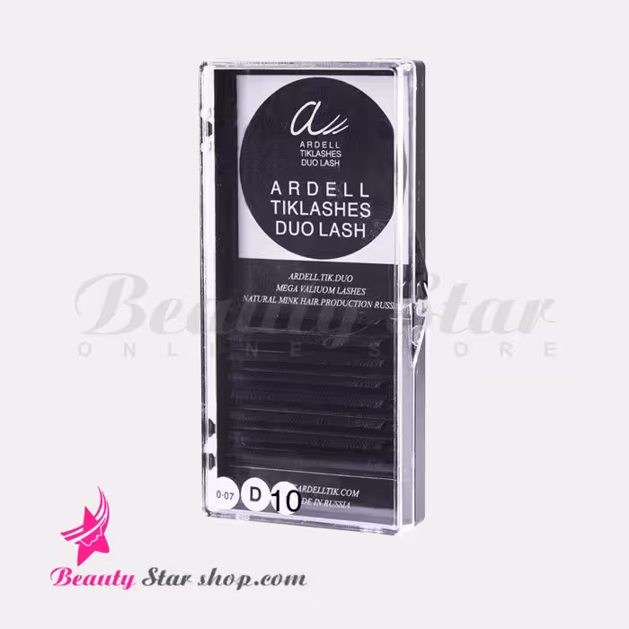 مژه والیوم هشت ردیفه آردل ضخامت 0.7 سایز 10 میل