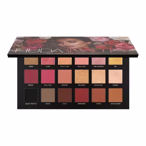 پالت سایه رزگلد ریماسترد هدا بیوتیHUDA BEAUTY ROSE GOLD PALLETTE REMASTERED