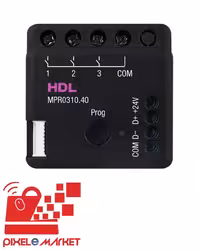 سوئیچ هوشمند 3 کانال 10 آمپر Flush-Mounted برند HDL