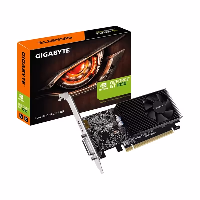 کارت گرافیک گیگابایت GeForce GT 1030 Low Profile D4 2GB