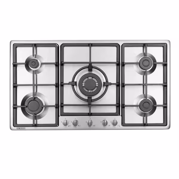 اجاق گاز رومیزی پنج شعله مدل S-5952 استیل البرز