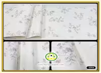 کاغذ دیواری آنجل گلدار بنفش کد:9994