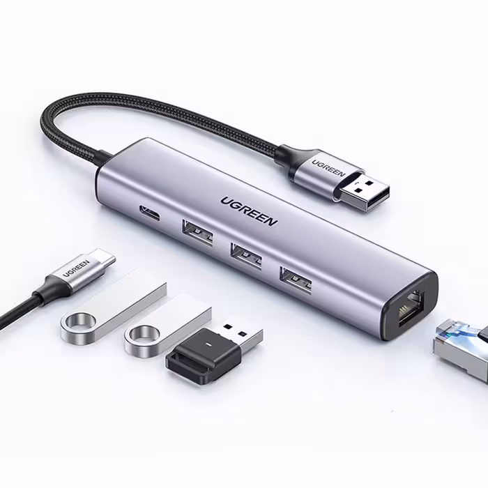 هاب 5 پورت USB 3.0 یوگرین مدل Ugreen CM475-60554