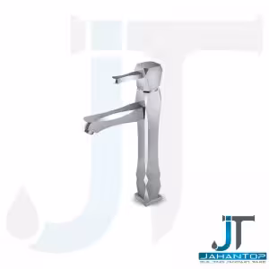 شیر روشویی اهرمی کروم خش دار آریانا (مدل رابو)