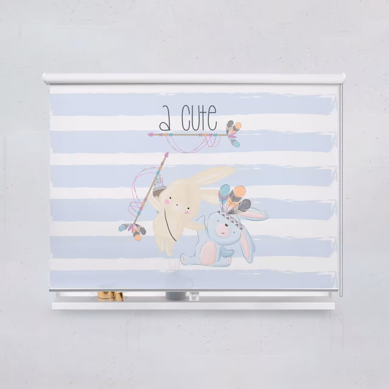 پرده شید بچگانه طرح خرگوش کیوت کد A2059