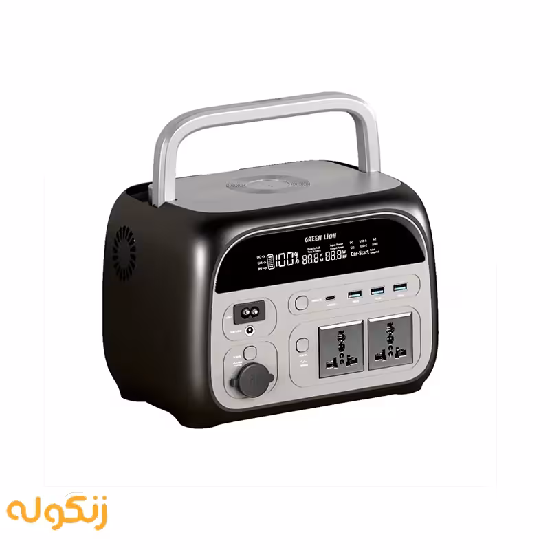 پاور استیشن 600 وات قابل حمل گرین لاین با ظرفیت 72000mAh مدل GNPS72KMAH - زنگوله
