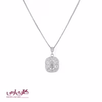گردنبند نقره امرالدکات ES_7971