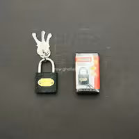 قفل آویز سانکس سایز 32 | قفل آهنی با سه کلید توپی برنجی