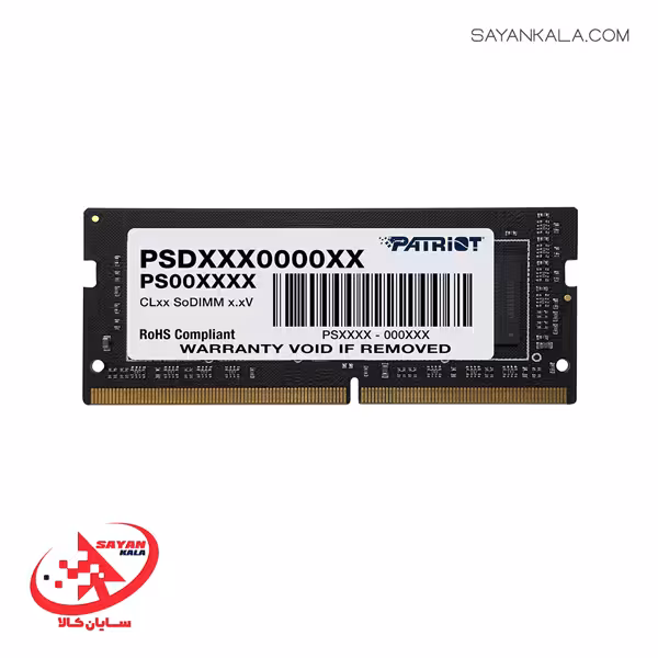 رم لپ تاپ پاتریوت مدل RAM LAPTOP PATRIOT SIGNATURE LINE 8GB 3200MHZ CL22
