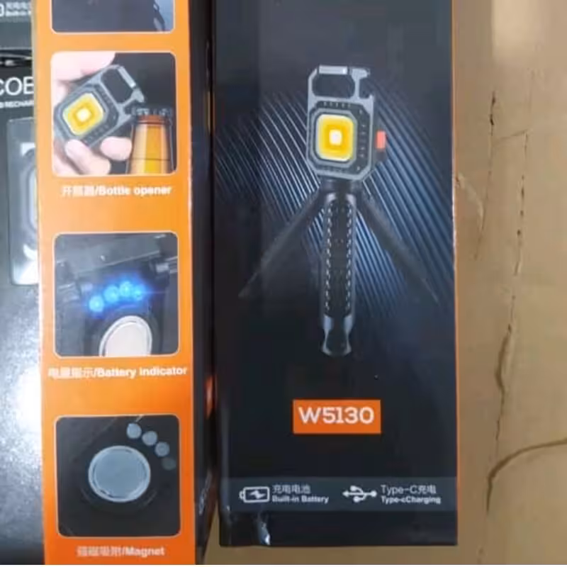 مینی چراغ قوه برند COB مدل W5130 | amazonchi