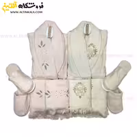 سرویس حوله عروس و داماد 12تکه گلدوزی ELOYA