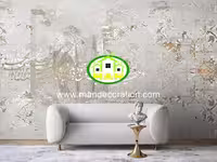 پوستردیواری خطی نستعلیق پتینه لوکس کد vip181