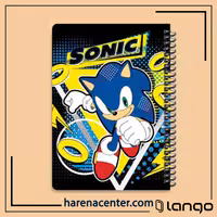 دفتر مدرسه طرح SONIC برند لانگو