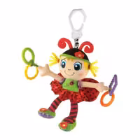 عروسک دختر قرمز گیره دار Playgro