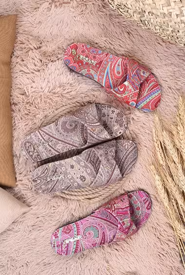 کفش صندل زنانه روفرشی پاکتی سنتی