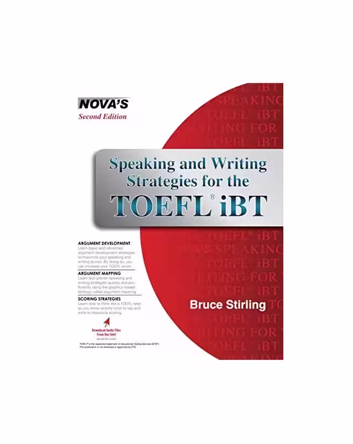 کتاب NOVA Speaking and Writing Strategies for the TOEFL iBT نوا اسپیکینگ اند رایتینگ استراتژی