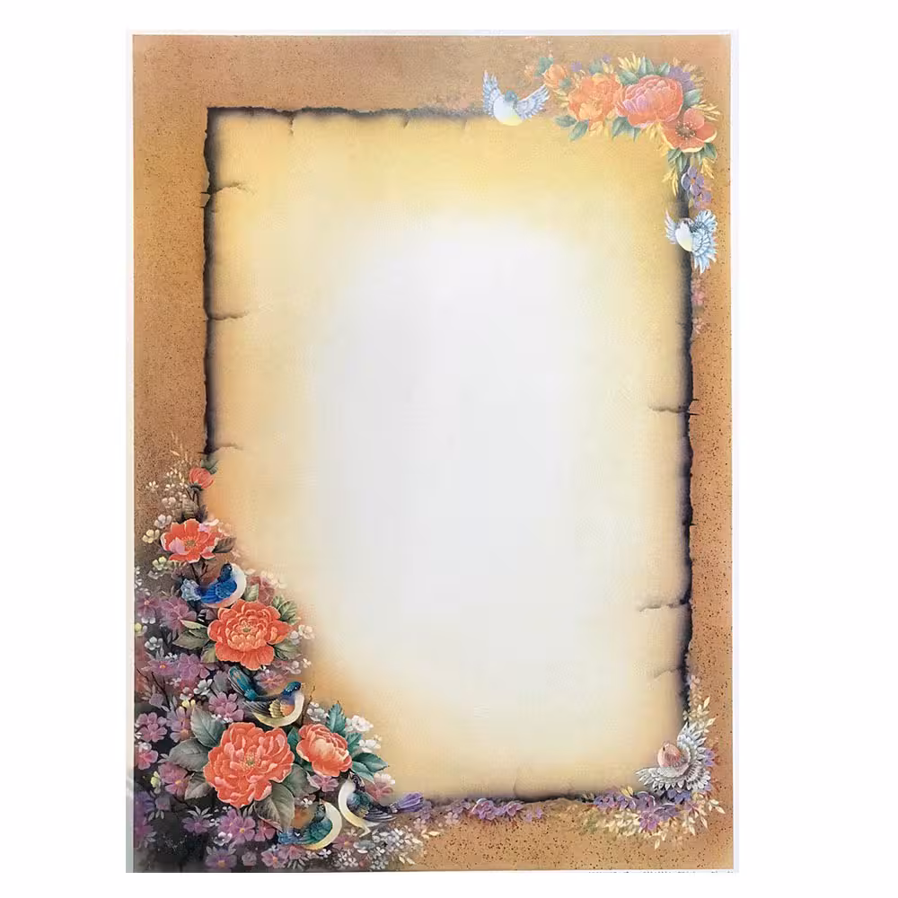 کاغذ تذهیب A4 گلاسه کد 10