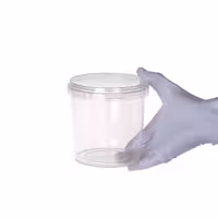 سطل یکبار مصرف مایکروویوی 1000 طب پلاستیک بدون دسته