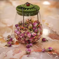 بانکه پیرکس درب پارچه ای کوچک سبز آسا