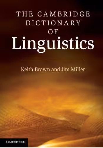 کتاب The Cambridge Dictionary of Linguistics